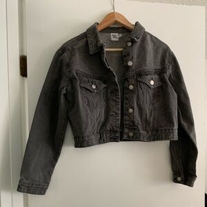 Princess Polly cropped denim jacket